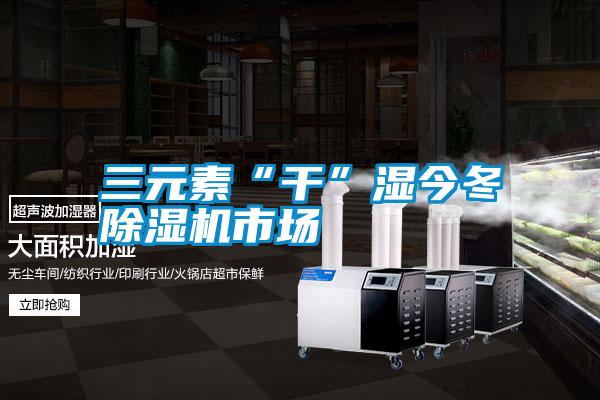 三元素“干”濕今冬除濕機市場