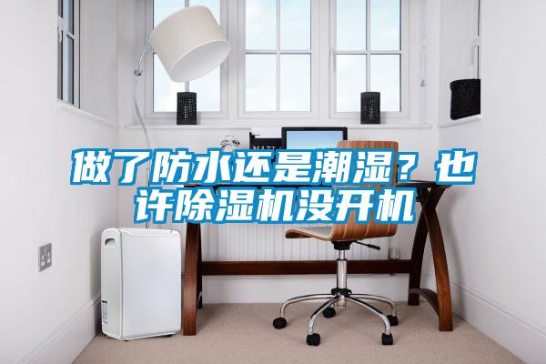 做了防水還是潮濕?也許除濕機沒開機