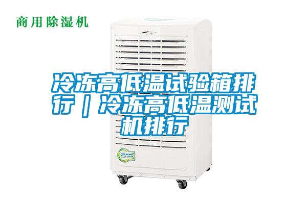 冷凍高低溫試驗箱排行|冷凍高低溫測試機排行