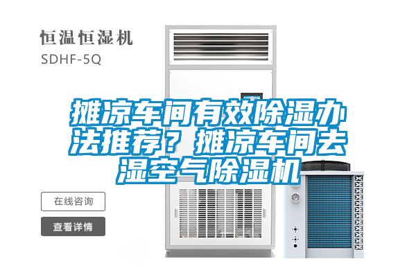 攤涼車間有效除濕辦法推薦?攤涼車間去濕空氣除濕機