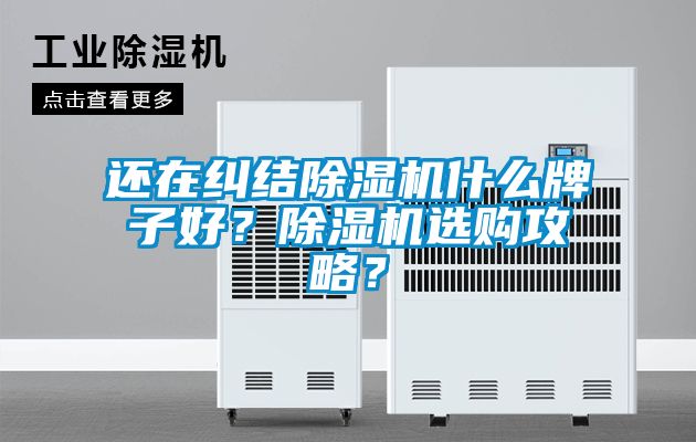 還在糾結除濕機什么牌子好？除濕機選購攻略？